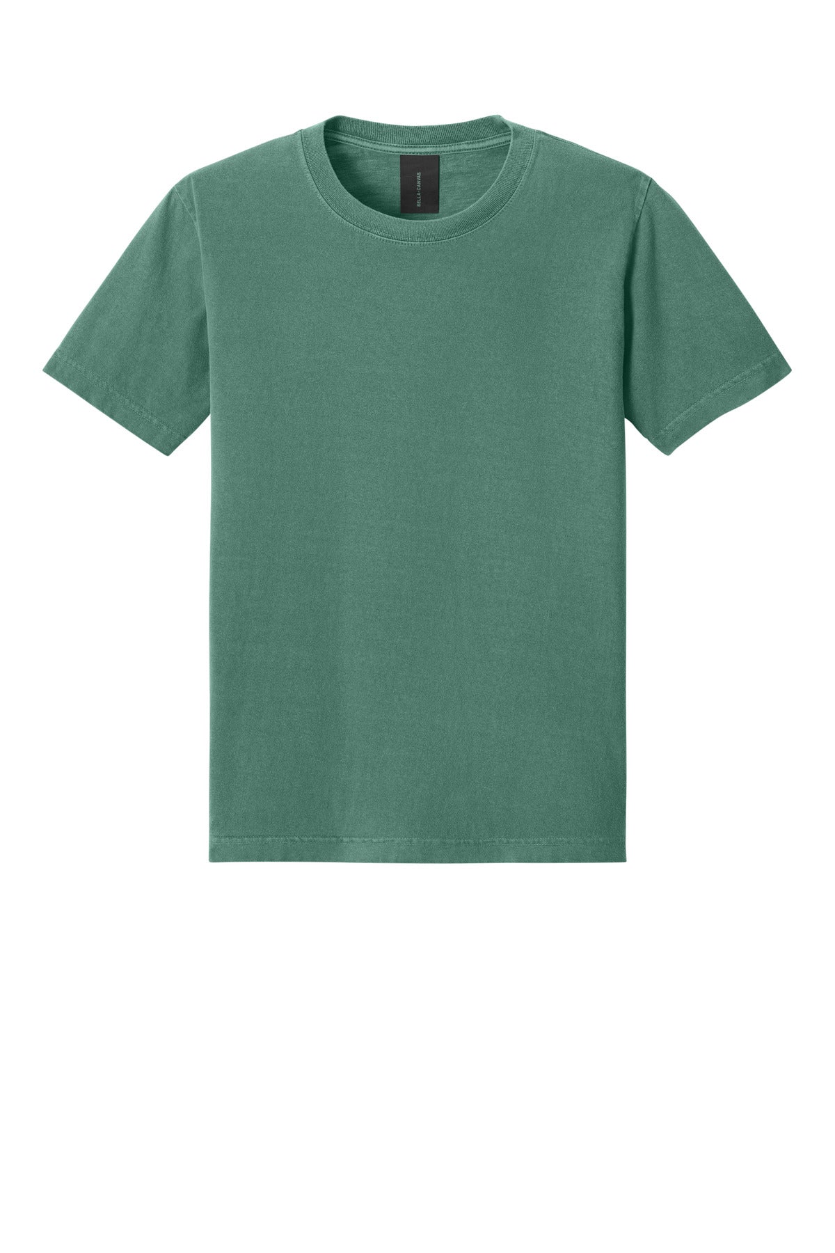 Blank crewneck tee on model for same day custom merch
