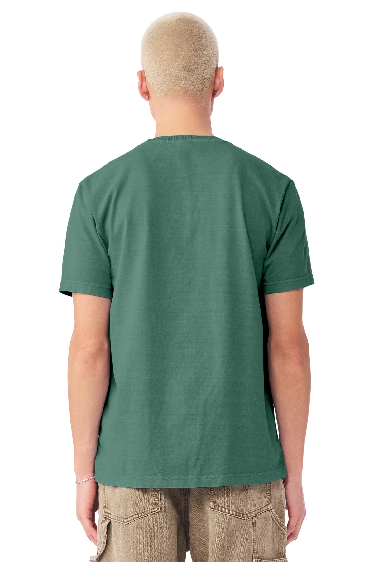 Blank retail tee close-up for custom t-shirt design printing