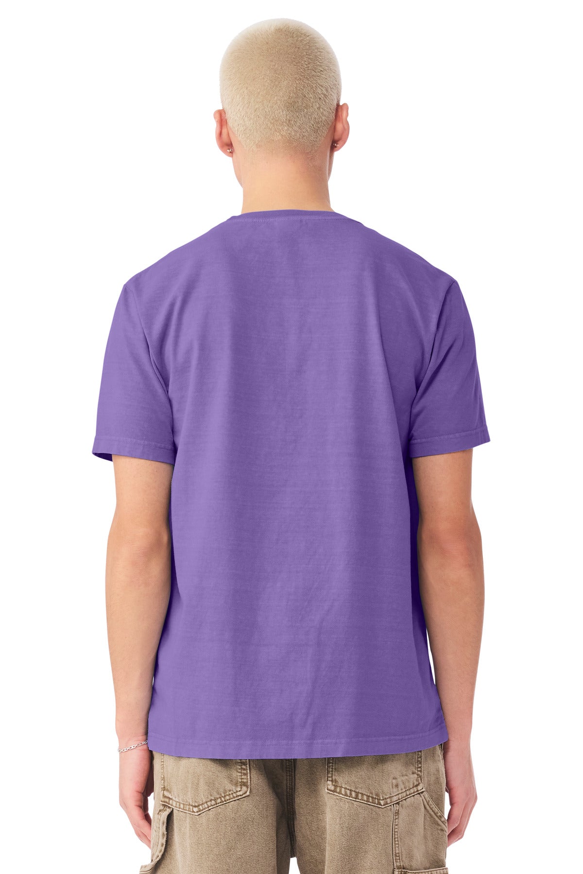 Blank fashion-forward tee angle shot for same day custom prints