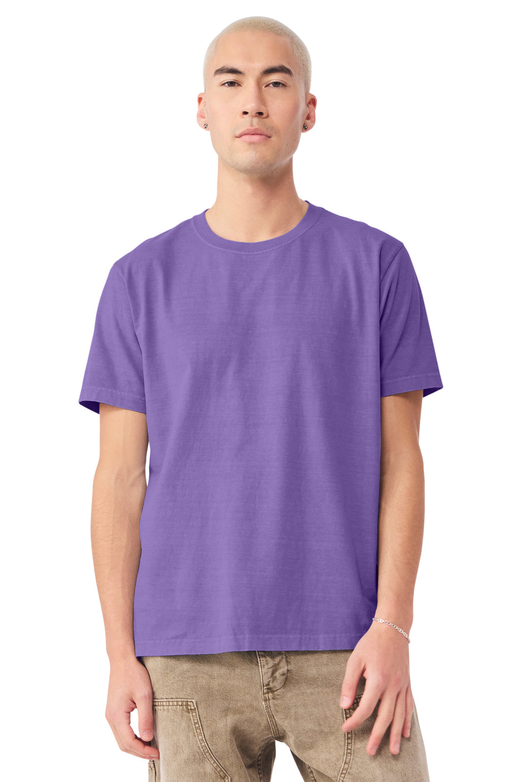 Blank unisex cotton shirt product display for DIY Printz tees