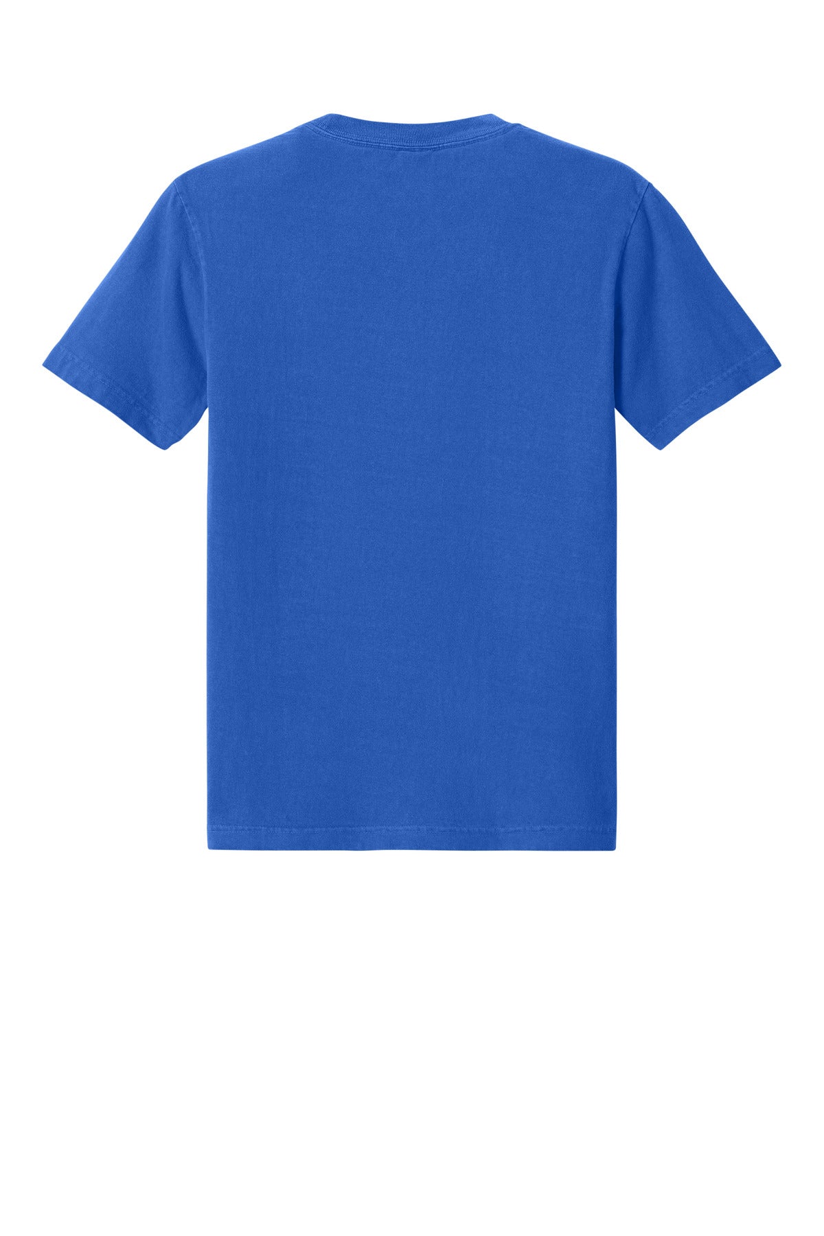 Blank unisex tee lifestyle shot for custom DTG shirt orders
