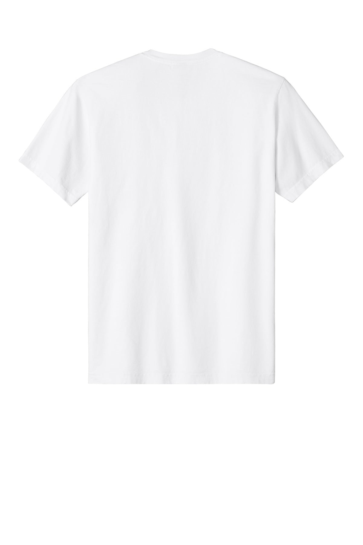 Blank print-ready t-shirt back angle for fast DIY Printz service