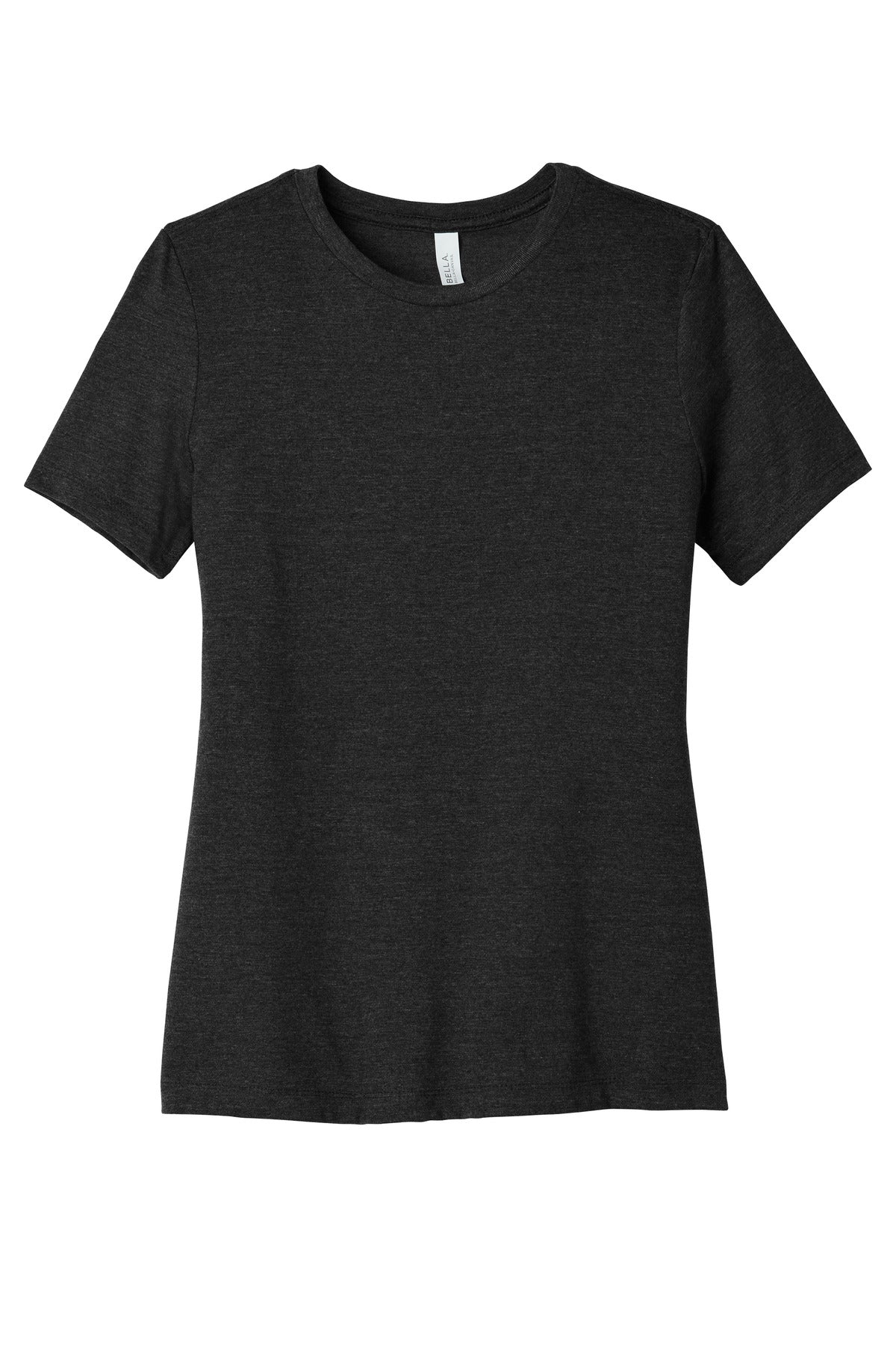 Women’s relaxed fit CVC tee sleeve hem detail
