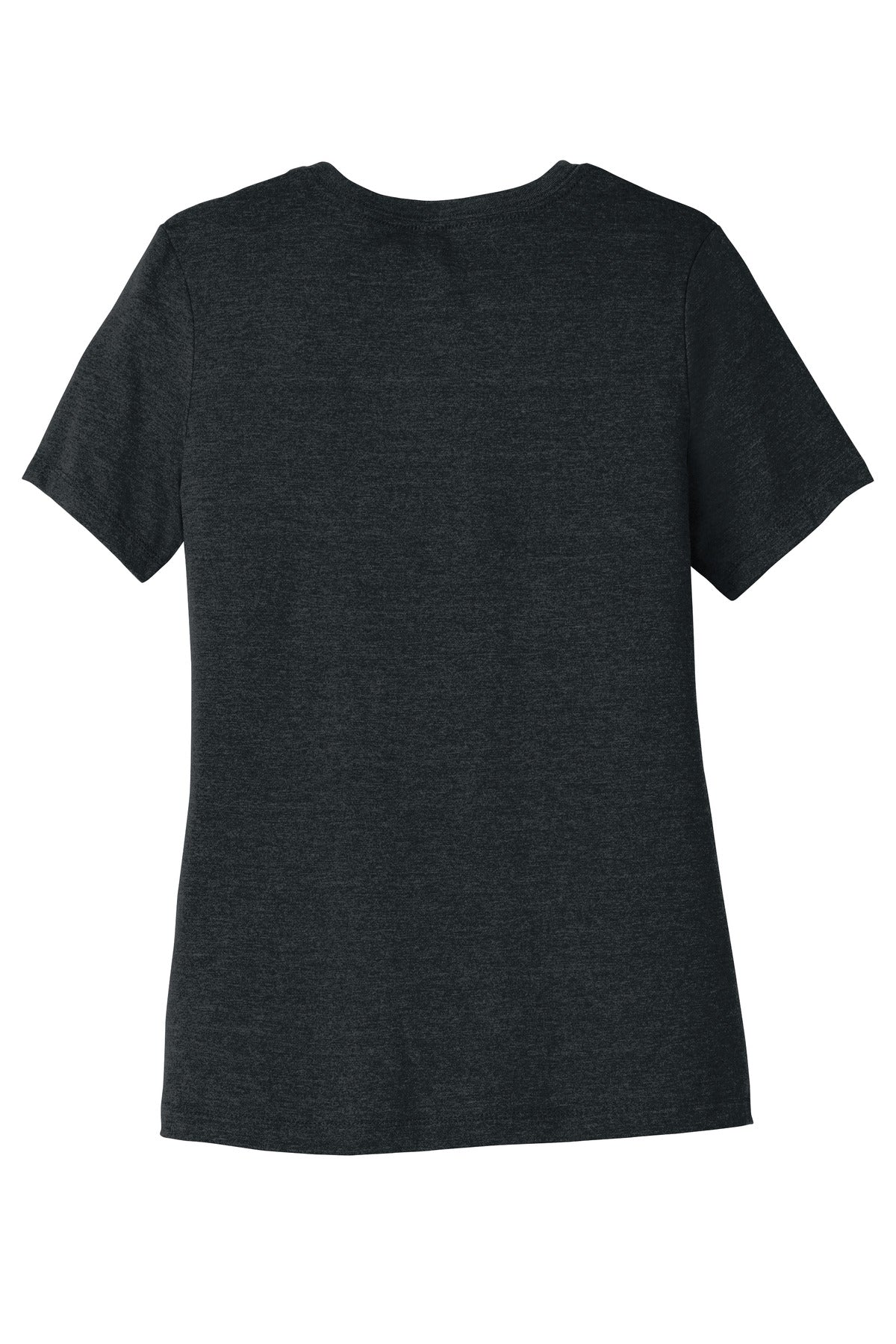 Dark Grey Heather BC6400CVC flat lay