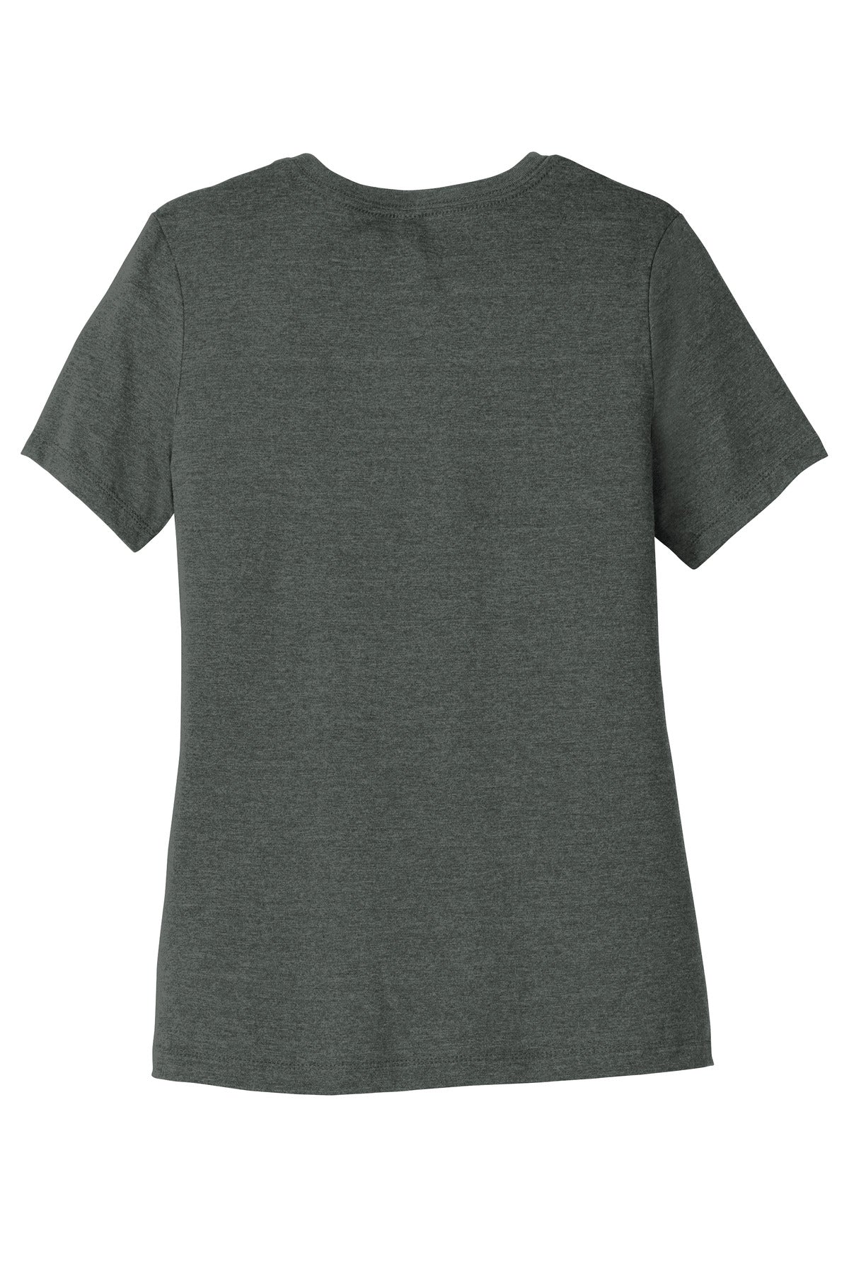 Heather Navy BC6400CVC women’s t-shirt hanging display