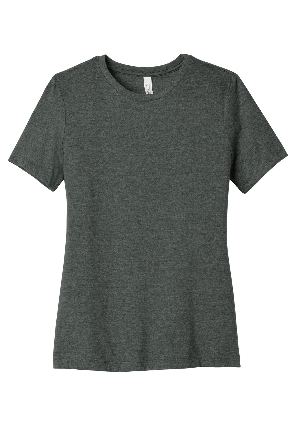 Women’s relaxed short sleeve tee folded for display