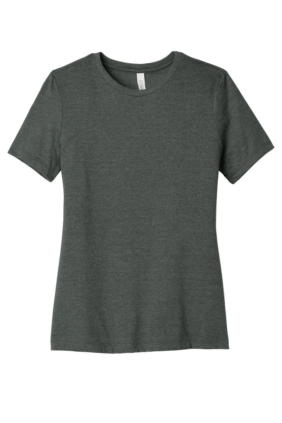 Women’s relaxed short sleeve tee folded for display