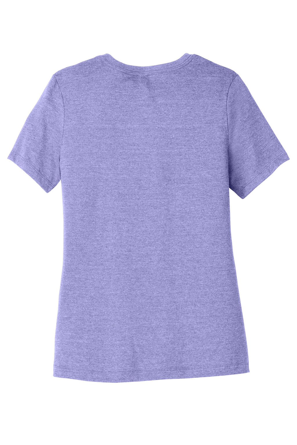 Heather CVC short sleeve tee with polished retail look and custom graphics from DIY Printz