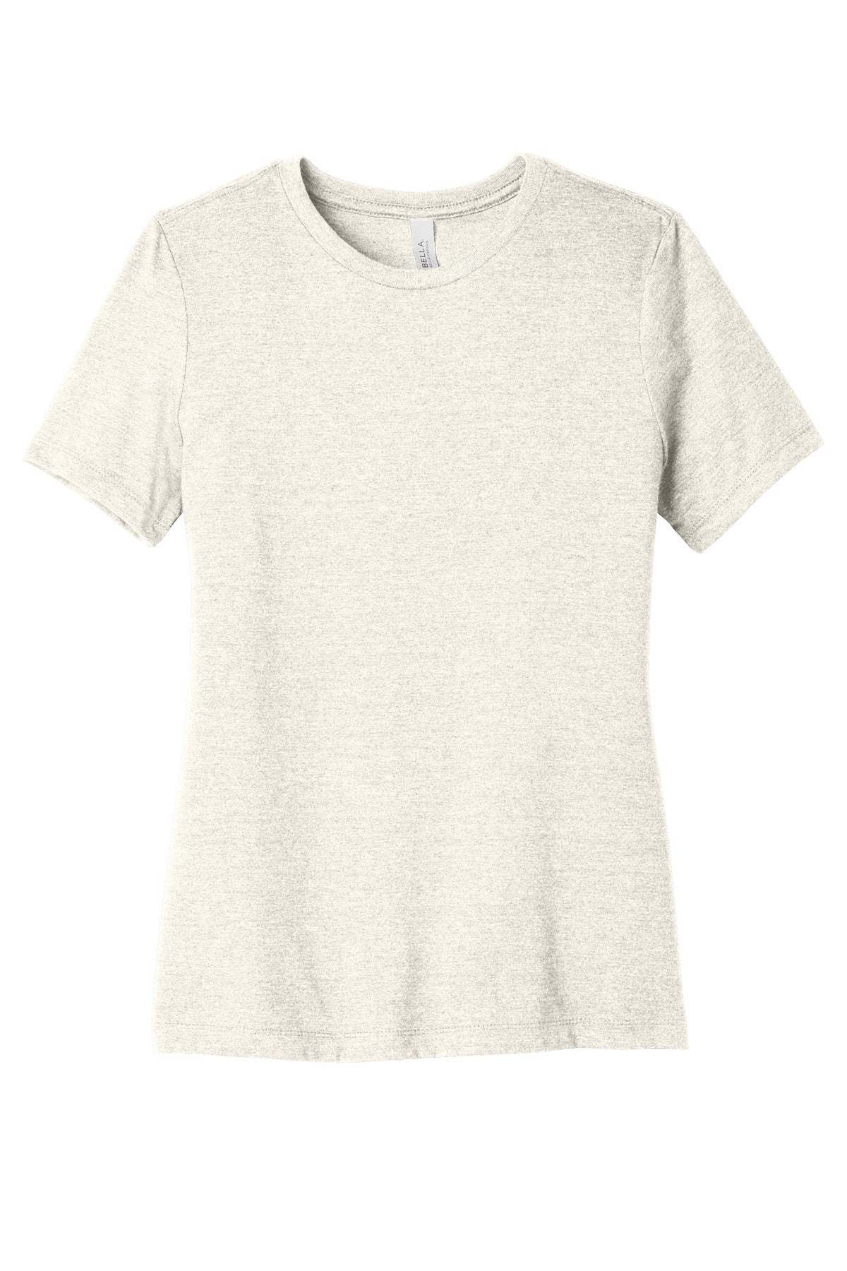 Women’s relaxed custom printed t-shirt from DIY Printz using BELLA+CANVAS premium CVC blank apparel