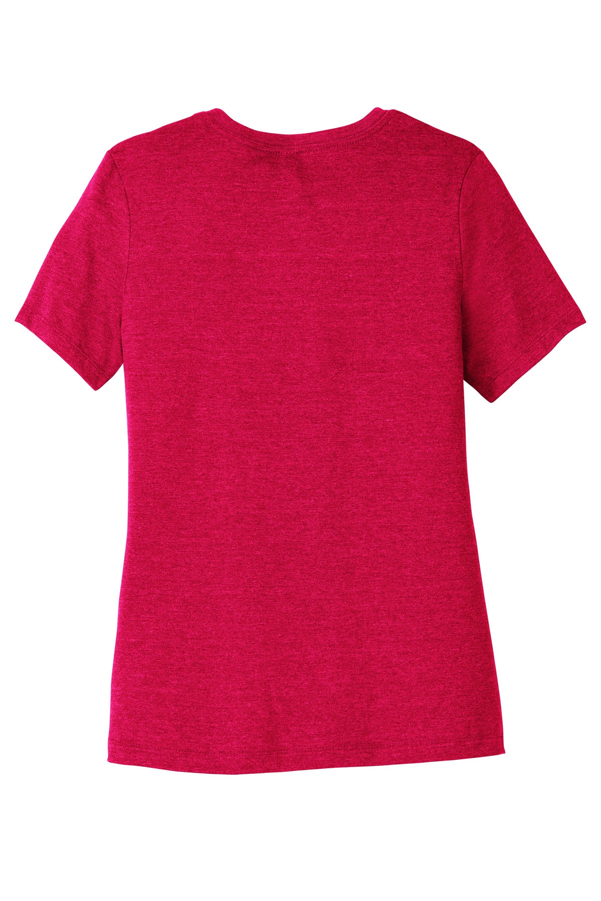 BELLA+CANVAS heather women’s tee photographed for online sales with custom decoration from DIY Printz