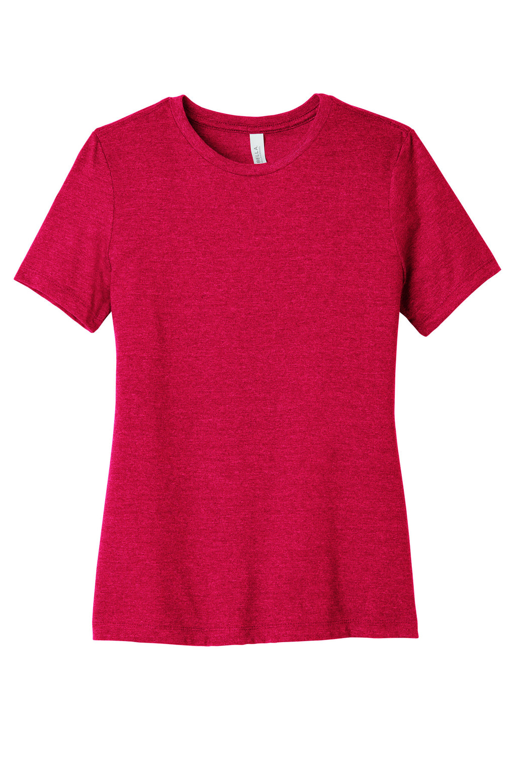 Relaxed women’s CVC jersey tee with custom business logo designed and printed by DIY Printz