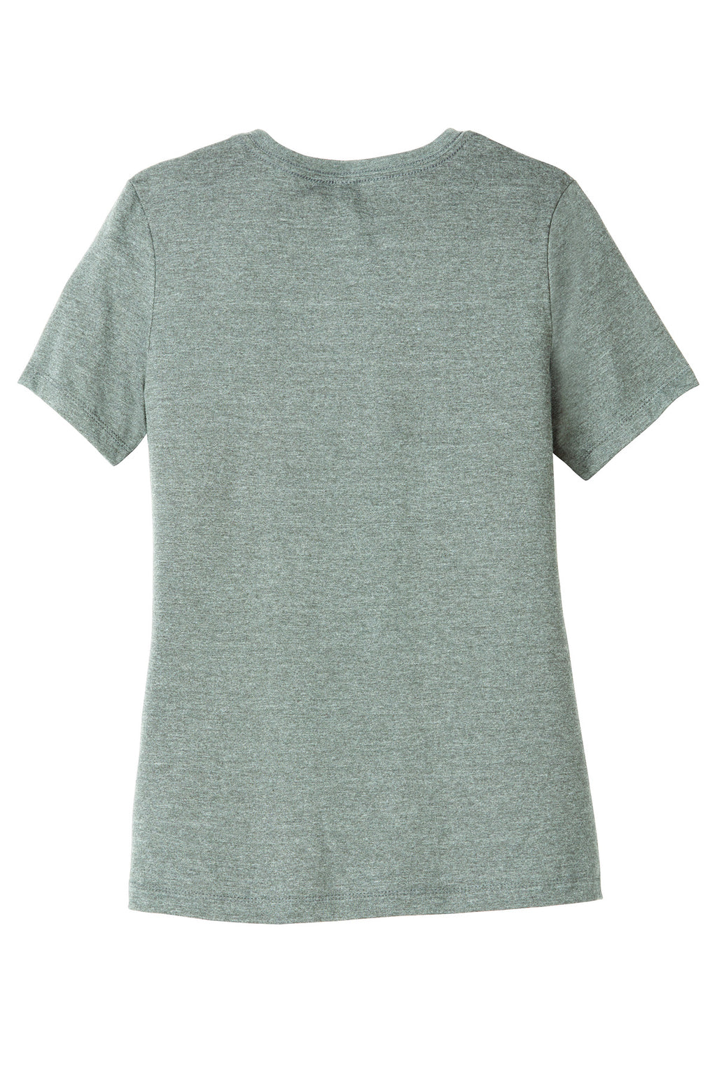 DIY Printz women’s custom t-shirt mockup on BELLA+CANVAS relaxed CVC tee with centered front print