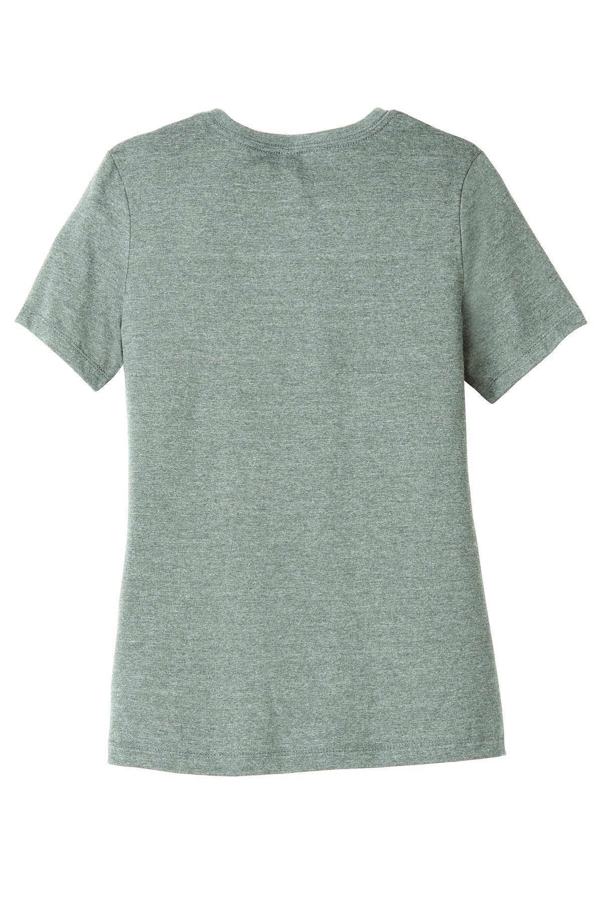 DIY Printz women’s custom t-shirt mockup on BELLA+CANVAS relaxed CVC tee with centered front print