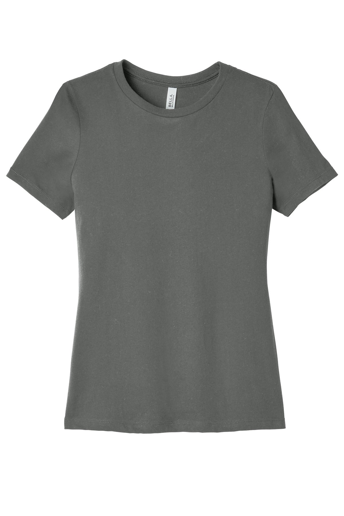 BELLA+CANVAS women’s relaxed fit tee with vibrant custom printed t-shirt graphic for promotional events