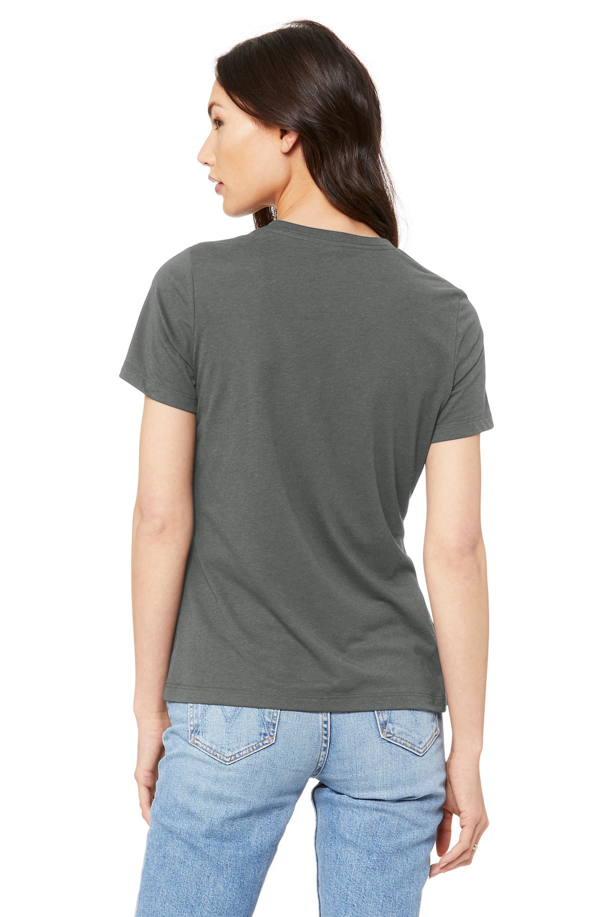 Product photo of BC6400 women’s tee featuring custom printed t-shirt artwork for small business merch