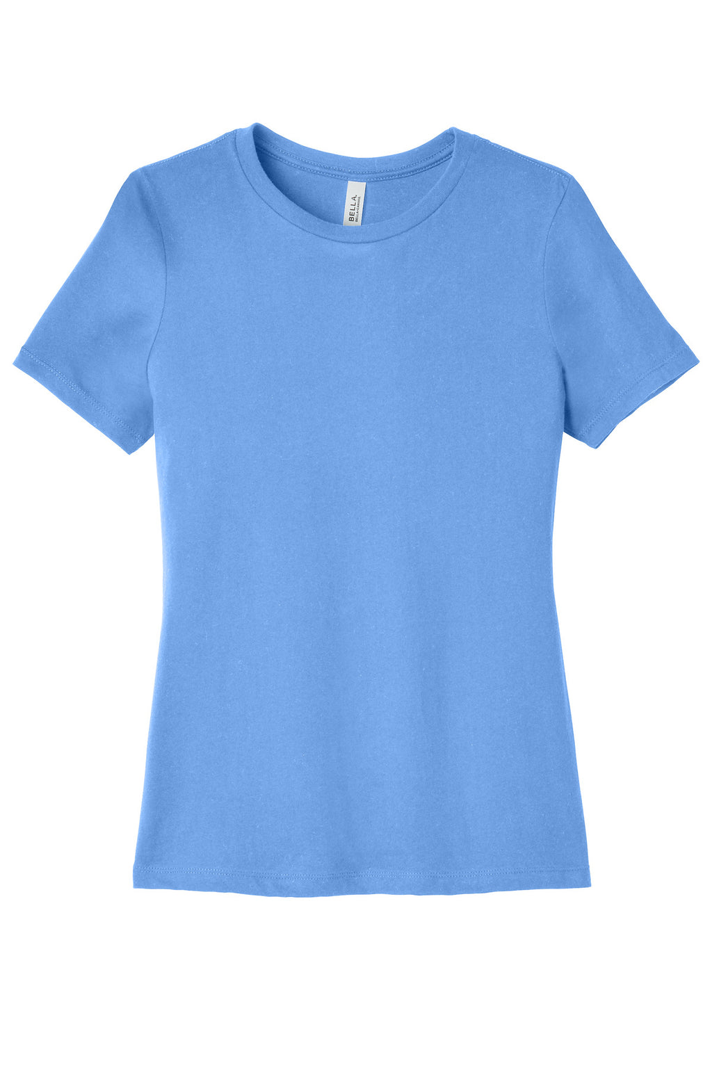 Wholesale custom t-shirts sample using BELLA+CANVAS relaxed women’s fit in a heather colorway