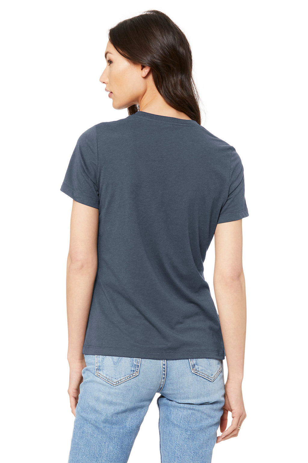 Women’s relaxed jersey short sleeve tee BC6400 designed for DTG printing and custom graphic shirts