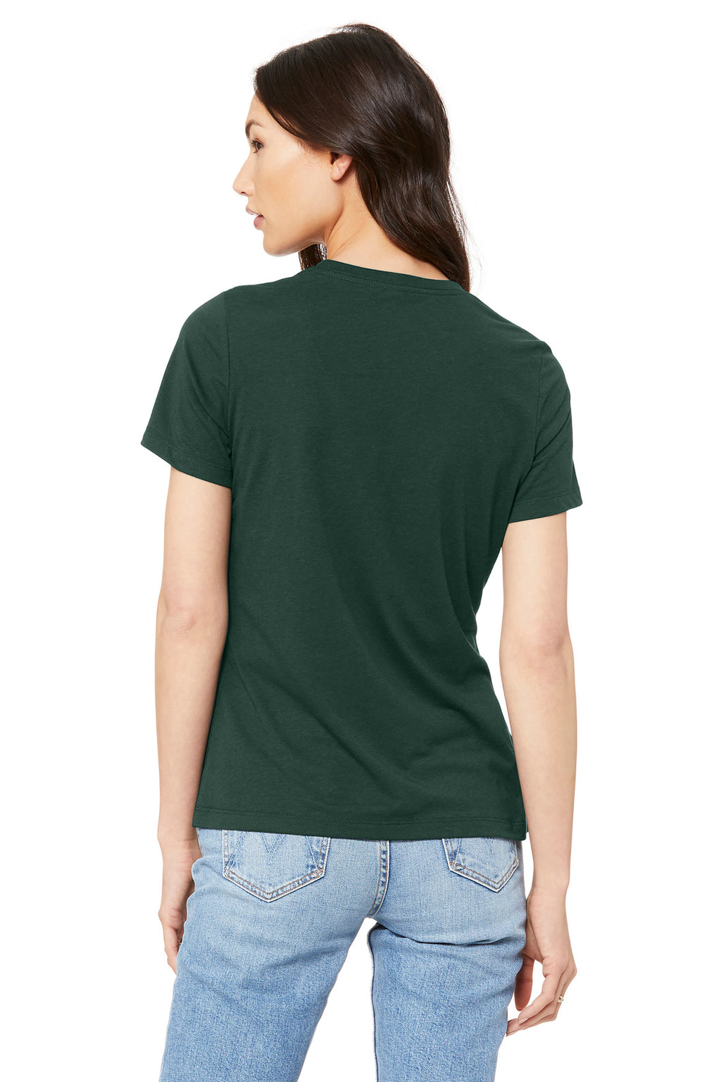 BC6400 women’s tee hanging display for DTG printed apparel and custom brand collections