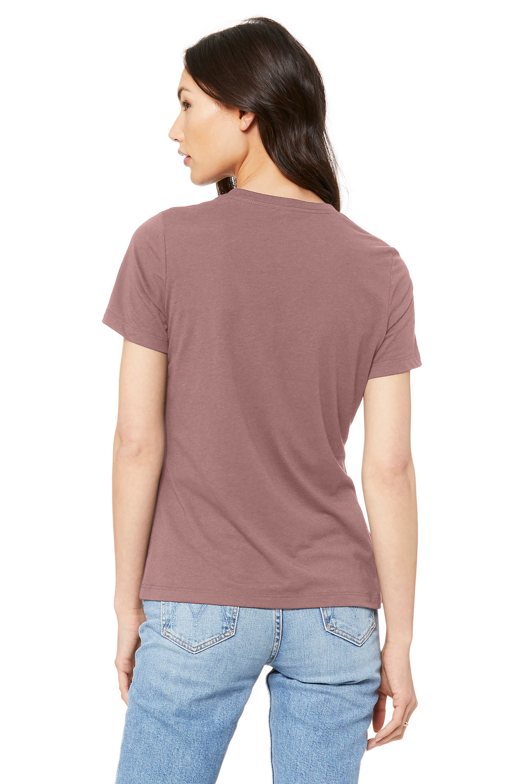 DTG printed women’s t-shirt on BELLA+CANVAS BC6400 for promotional events and business merch