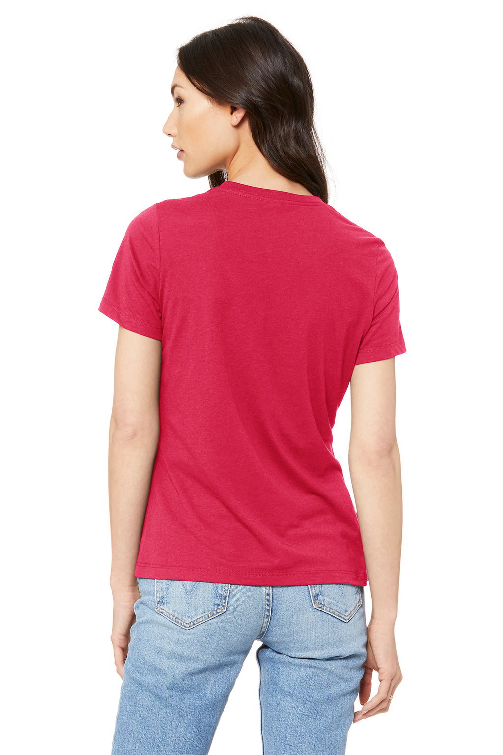 Custom print women's jersey tee lifestyle mockup