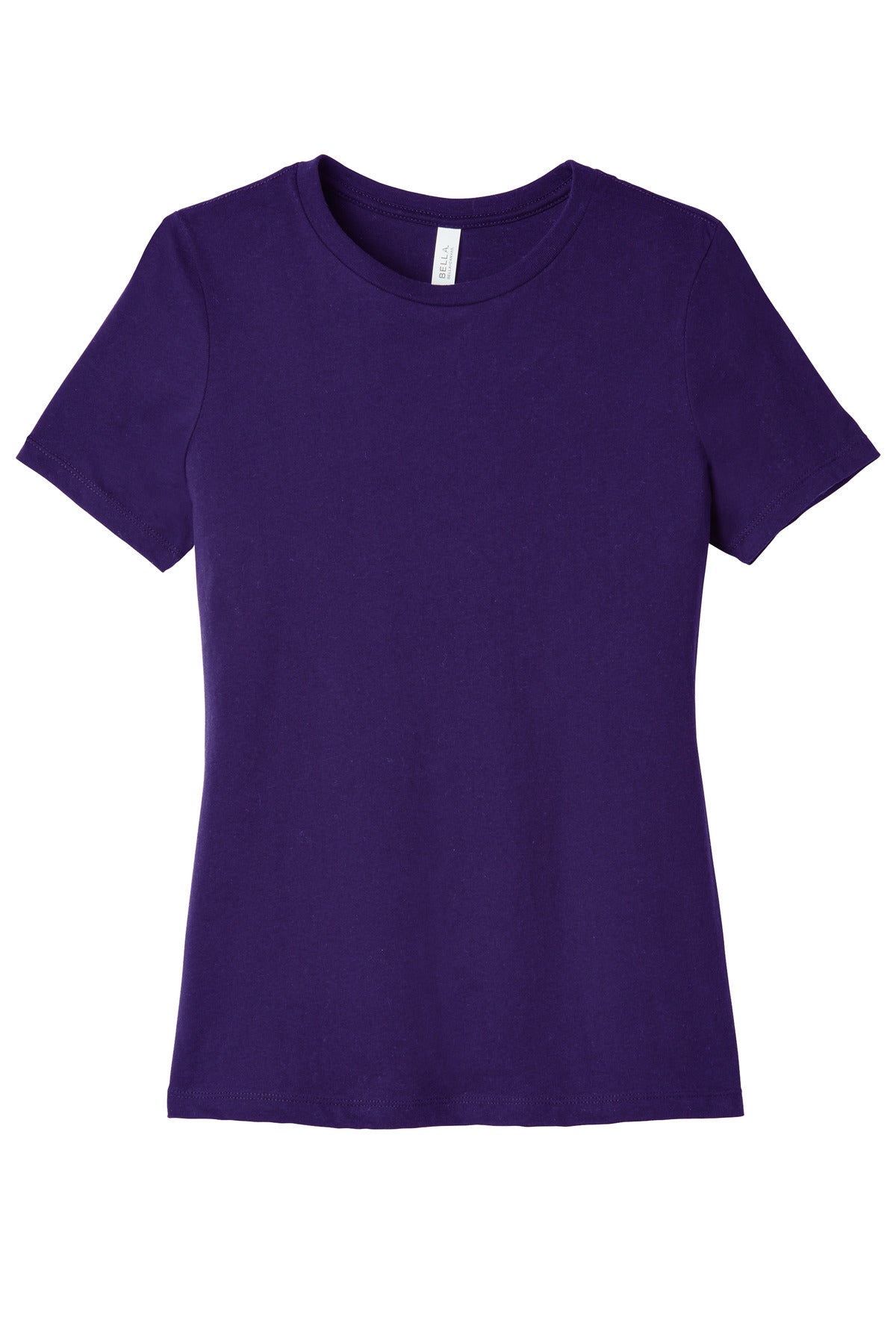 BELLA+CANVAS women’s custom printed t-shirt with side-seamed relaxed fit and premium lightweight fabric