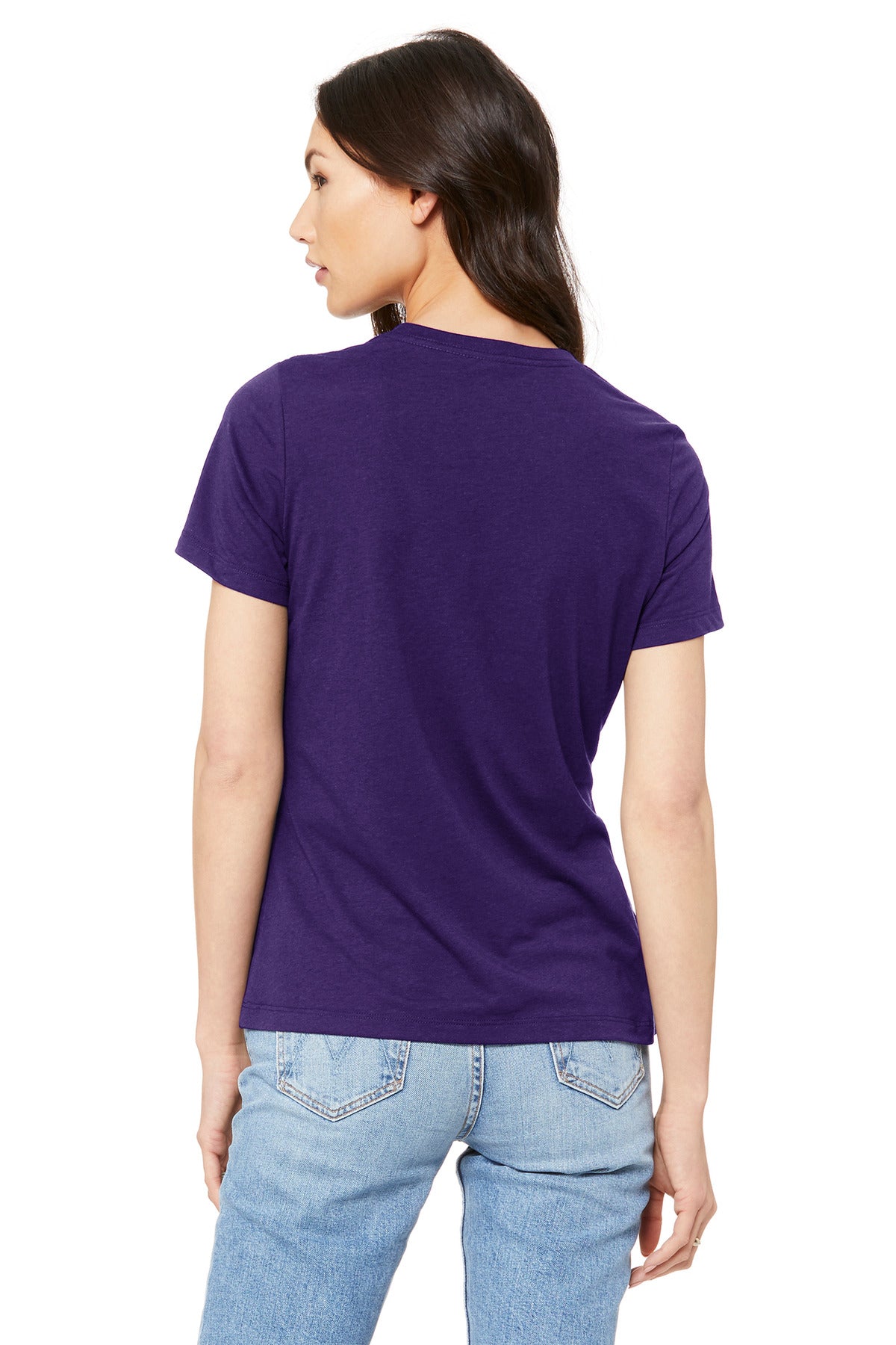BC6400 women’s short sleeve relaxed fit tee designed for wholesale custom t-shirts and resale graphics