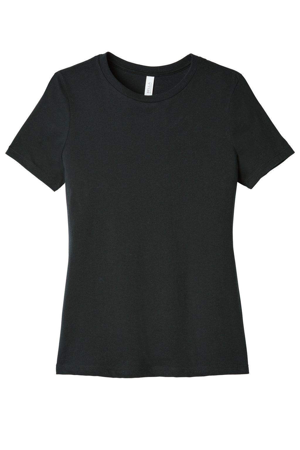 Women's branded merch tee front print example