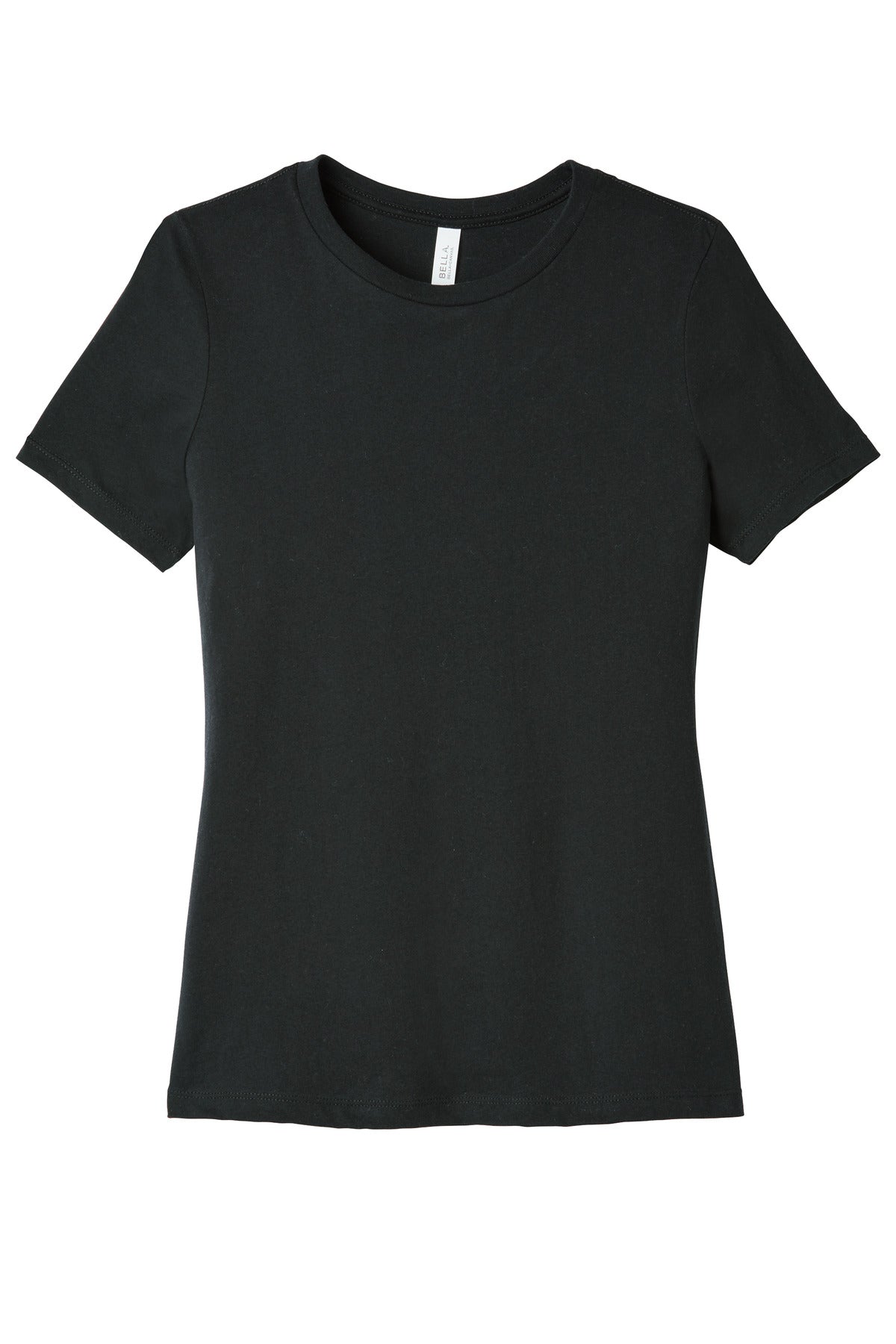 Women's branded merch tee front print example