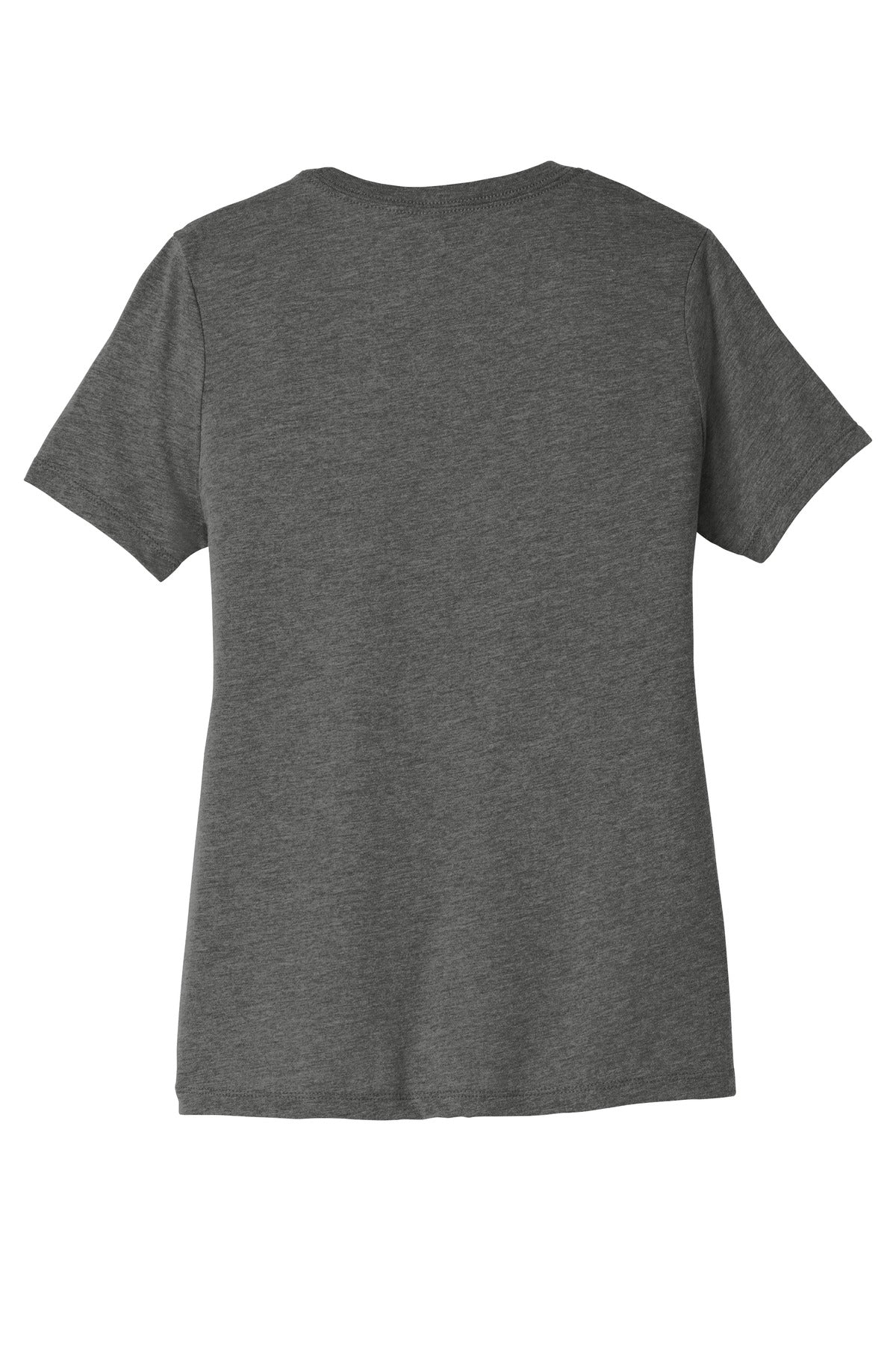 Side seam detail on women’s relaxed tee for custom branding