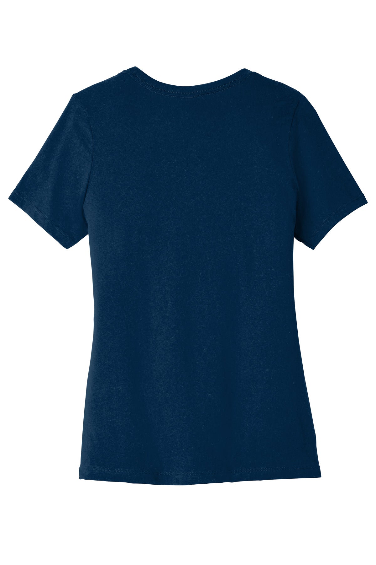 Soft drape of women’s triblend tee for boutique custom apparel