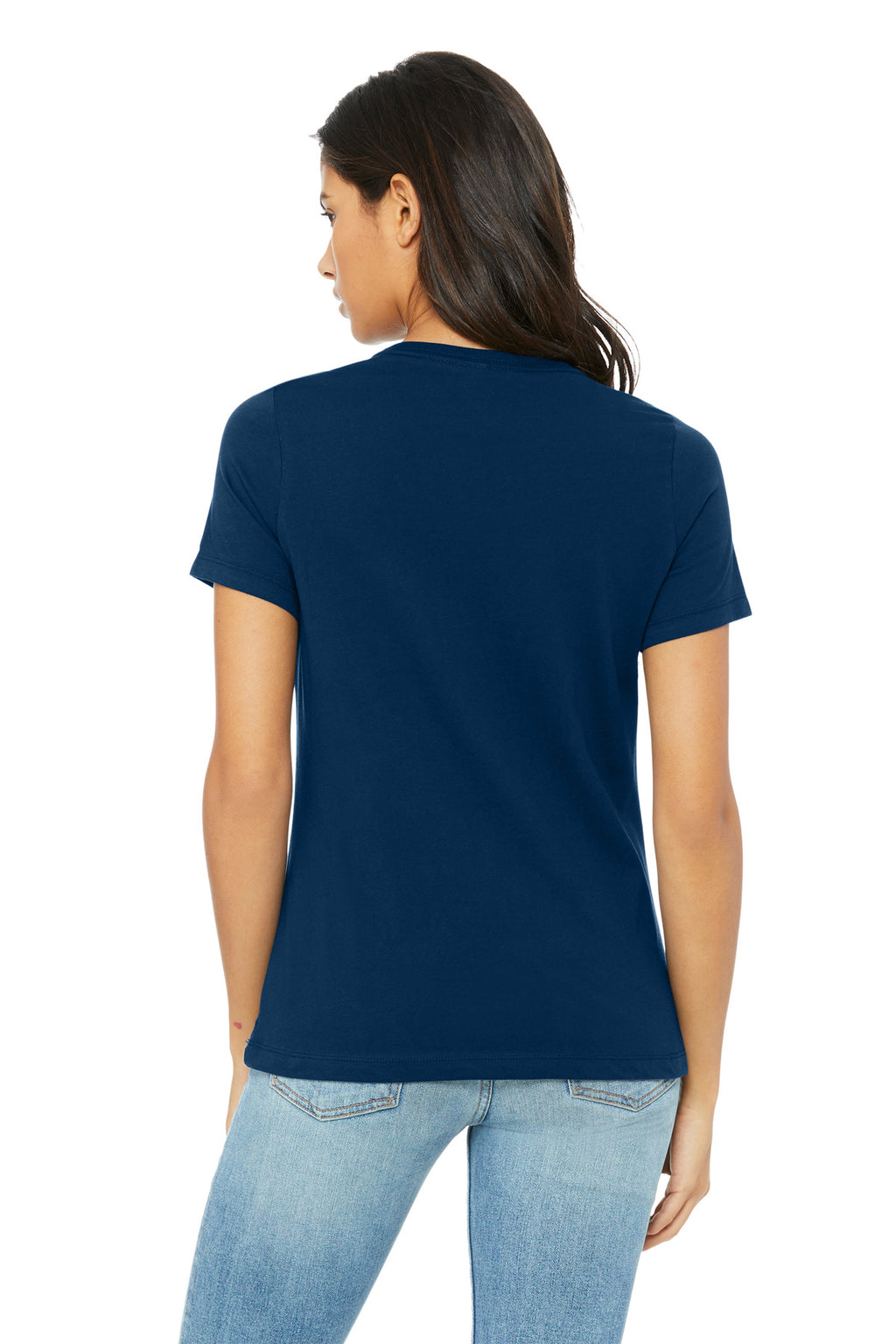 BELLA+CANVAS women’s triblend shirt side profile for custom apparel