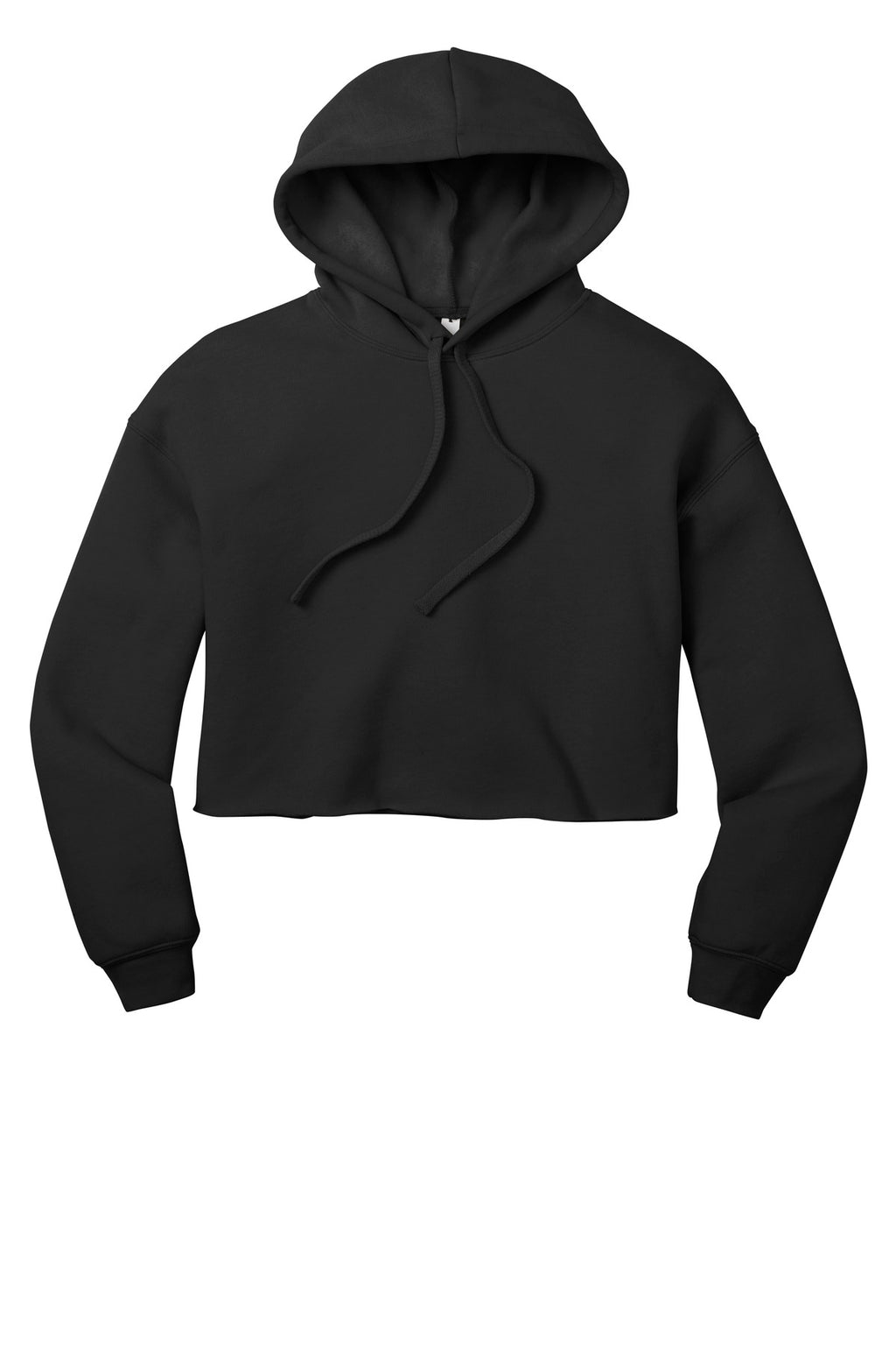 BC7502 cropped hoodie sleeve and cuff close-up