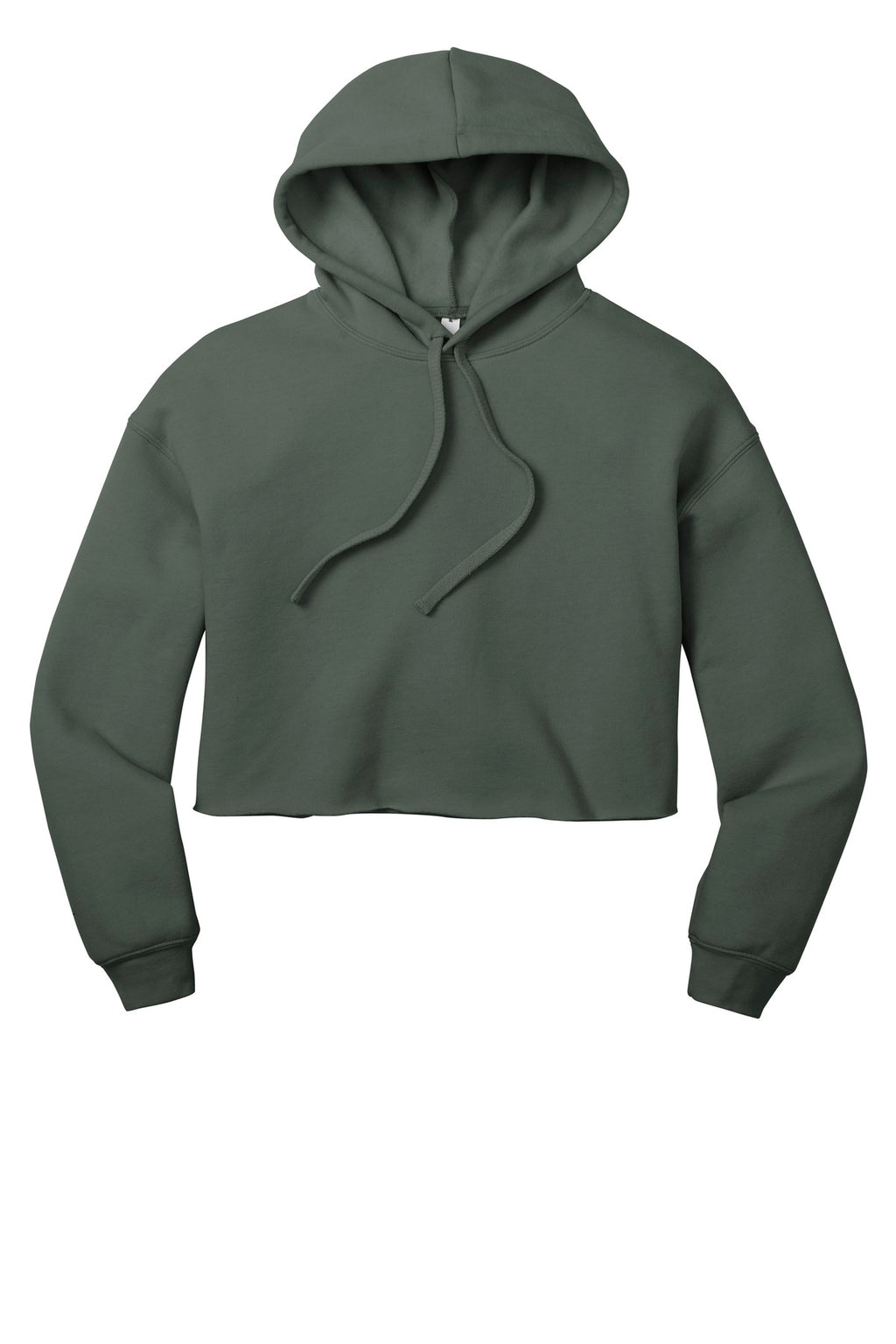 BC7502 cropped fleece hoodie worn in athleisure outfit