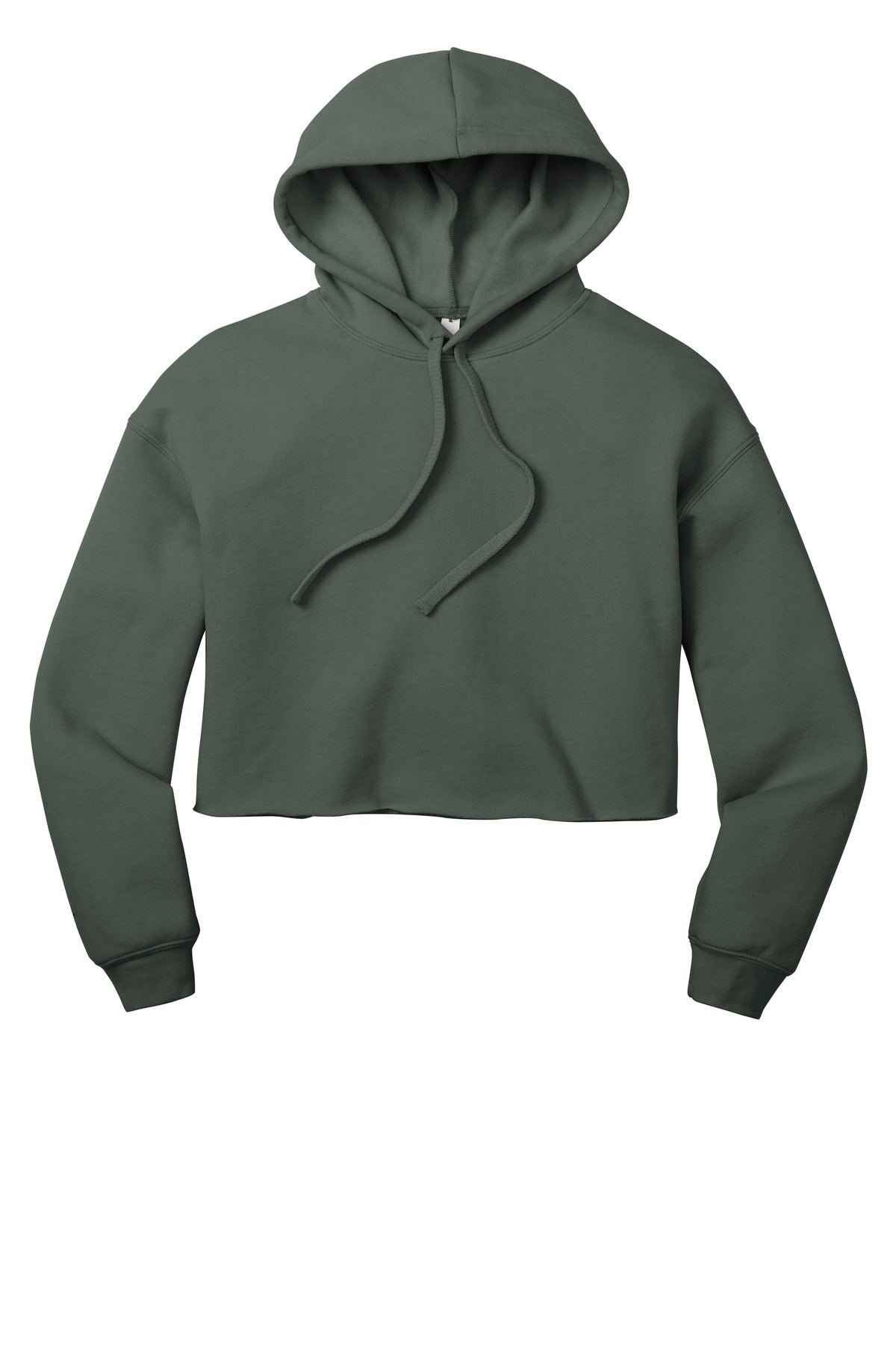 BC7502 cropped fleece hoodie worn in athleisure outfit