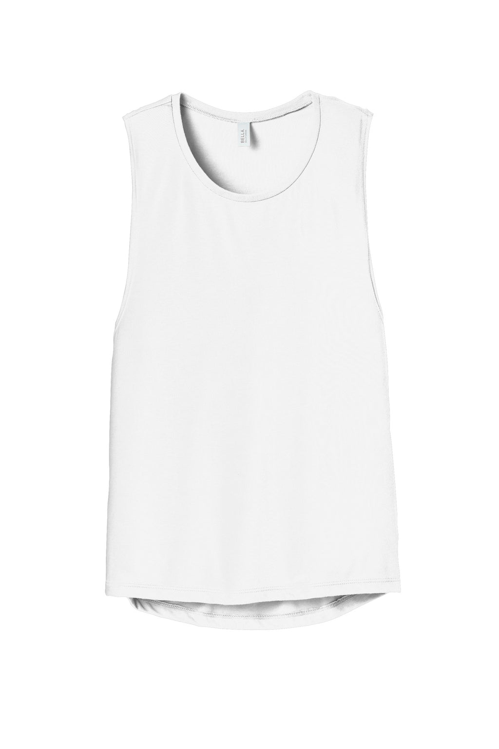 Black BC8803 women’s scoop muscle tank front