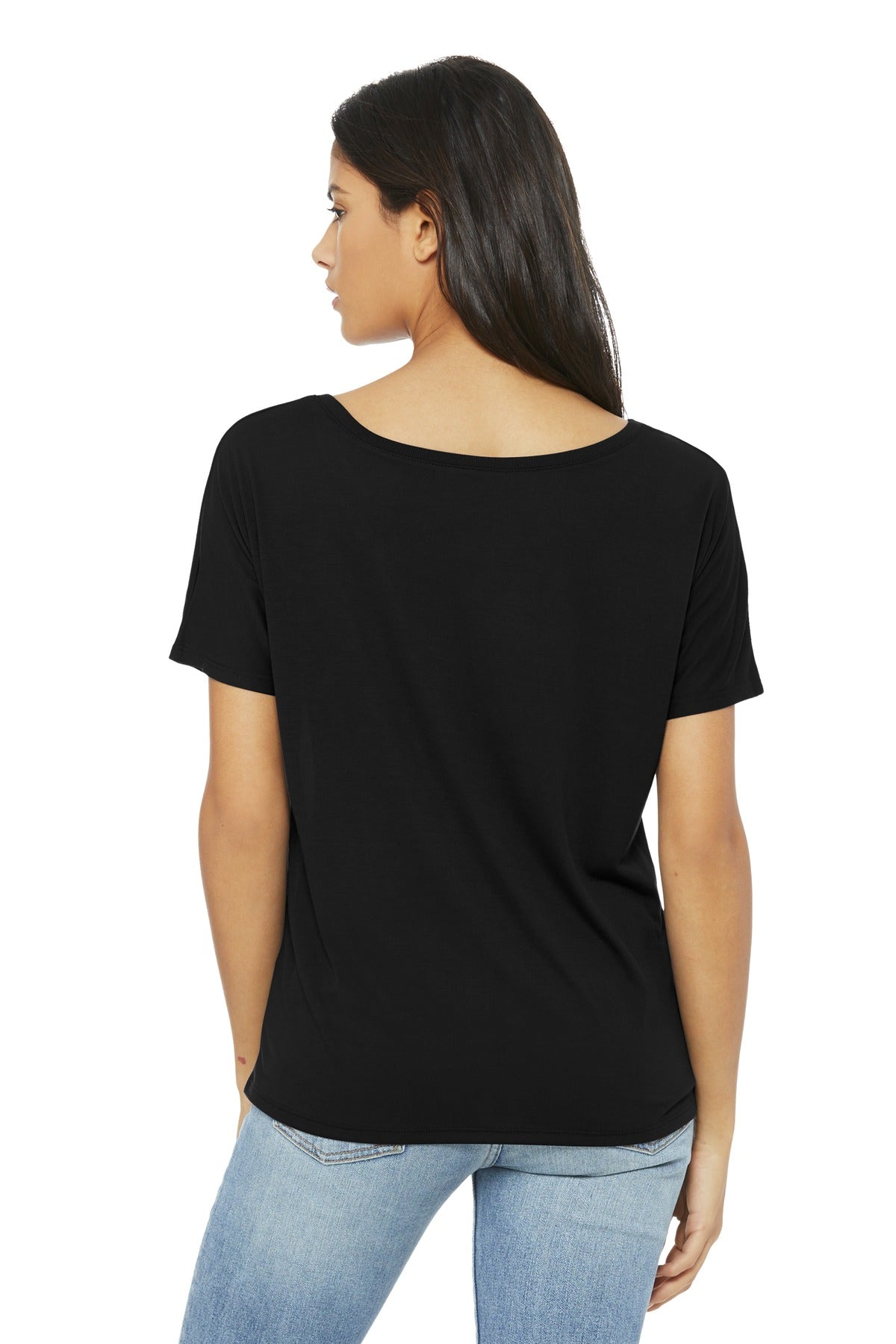 Women’s slouchy tee BC8816 back view
