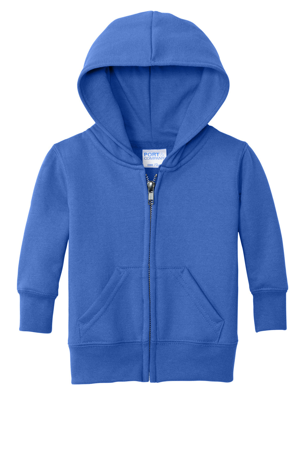 Port & Co Infant Core Fleece Full-Zip Hooded Sweatshirt. CAR78IZH