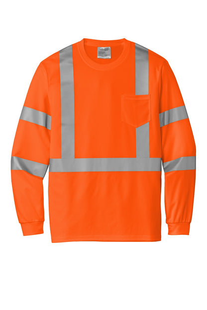 CornerStone  ANSI 107 Class 3 Mesh Long Sleeve Tee. CS203