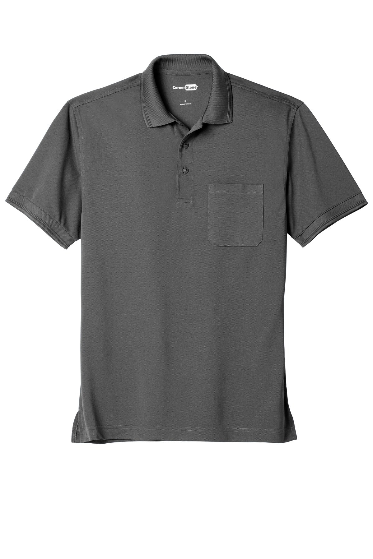 CornerStone  Industrial Snag-Proof Pique Pocket Polo. CS4020P