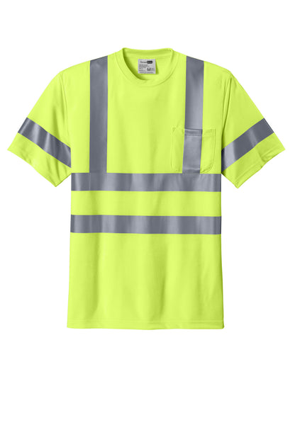 CornerStone - ANSI 107 Class 3 Short Sleeve Snag-Resistant Reflective T-Shirt. CS408