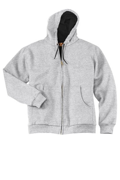 CornerStone - Heavyweight Full-Zip Hooded Sweatshirt with Thermal Lining.  CS620