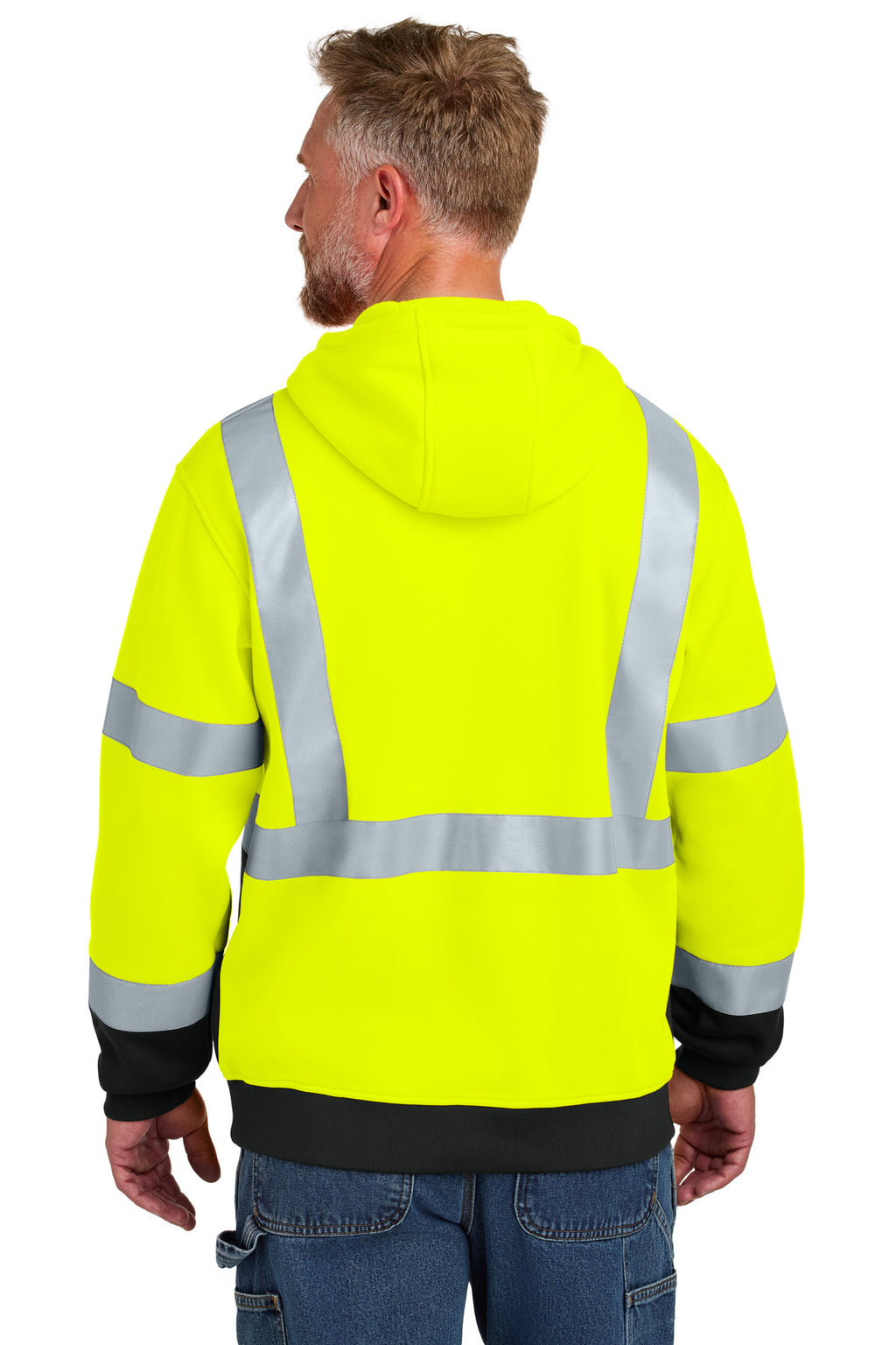 CornerStone ANSI 107 Class 3 Heavy-Duty Fleece Pullover Hoodie CSF301