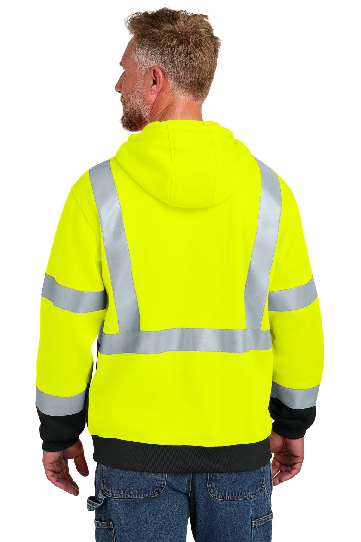 CornerStone ANSI 107 Class 3 Heavy-Duty Fleece Pullover Hoodie CSF301