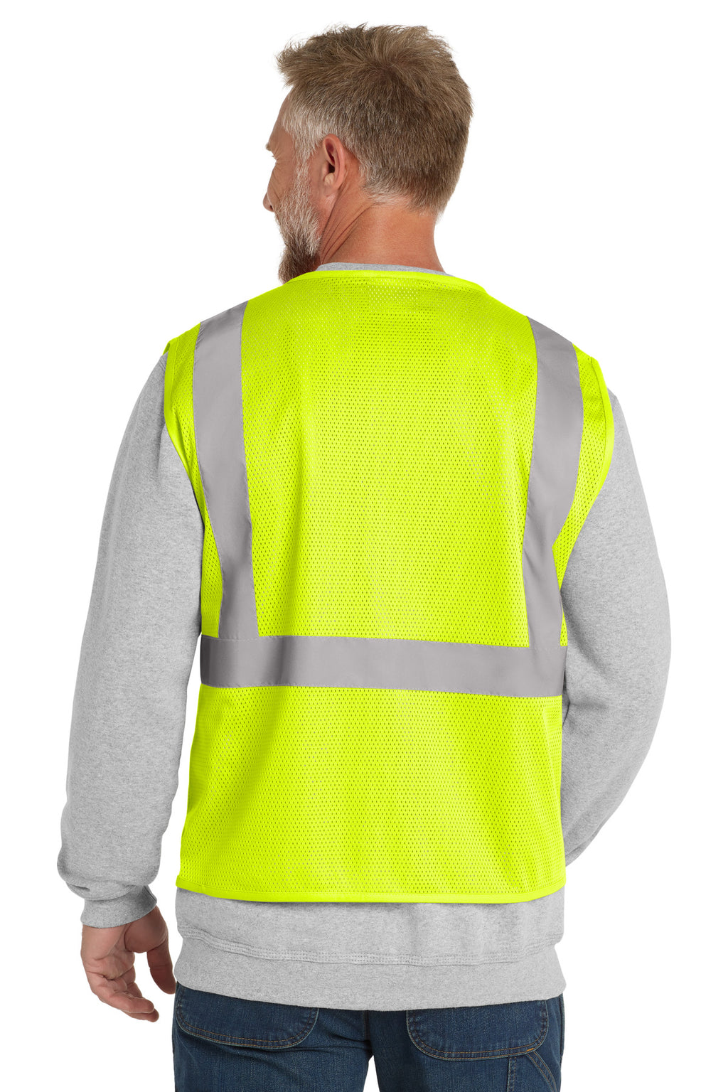 CornerStone  ANSI 107 Class 2 Economy Mesh Zippered Vest. CSV101
