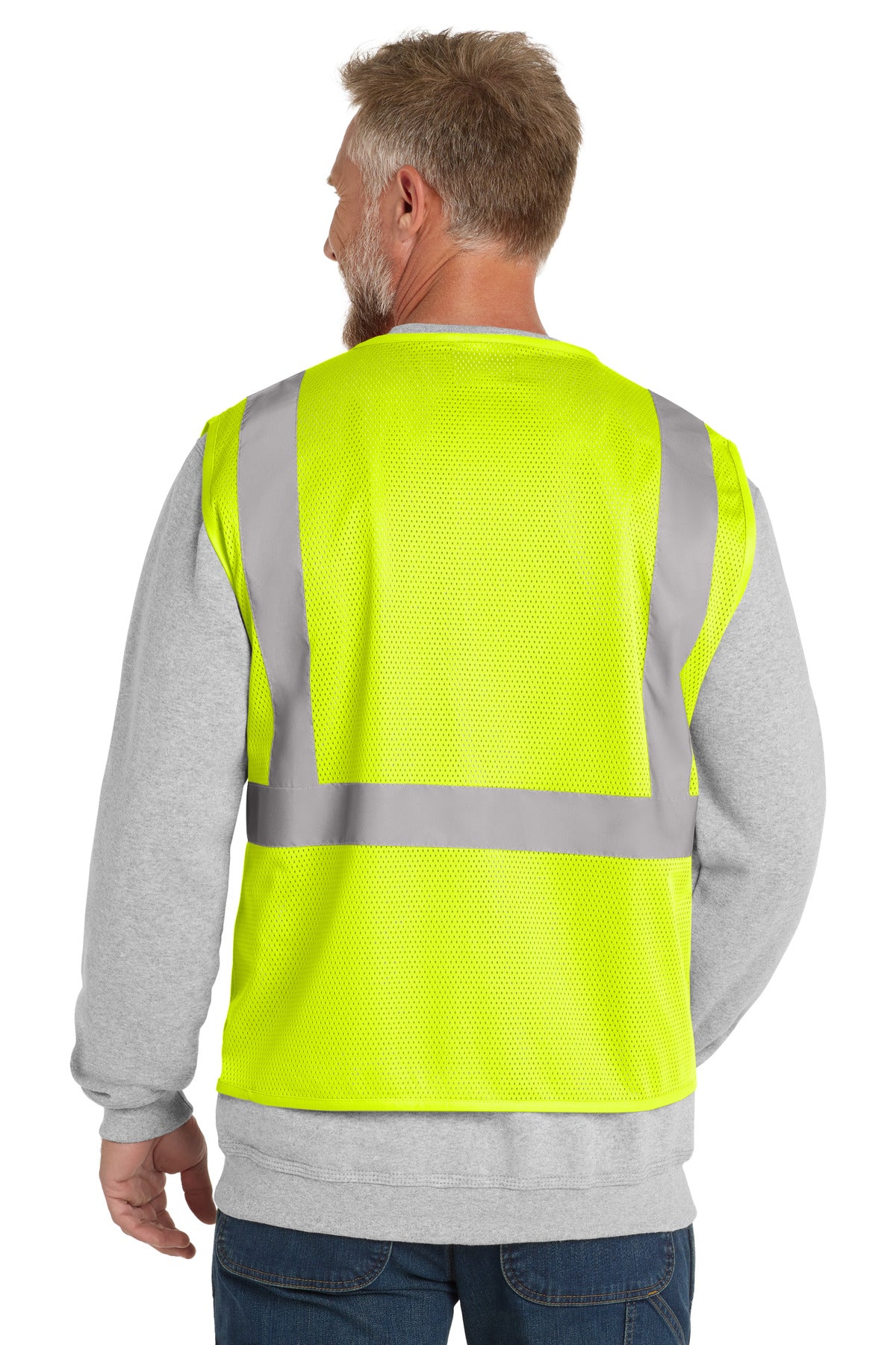 CornerStone  ANSI 107 Class 2 Economy Mesh Zippered Vest. CSV101