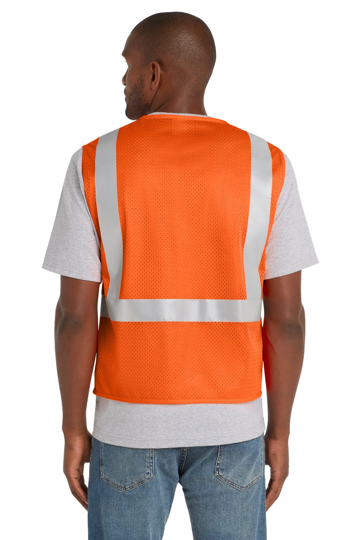 CornerStone  ANSI 107 Class 2 Mesh Zippered Vest. CSV102