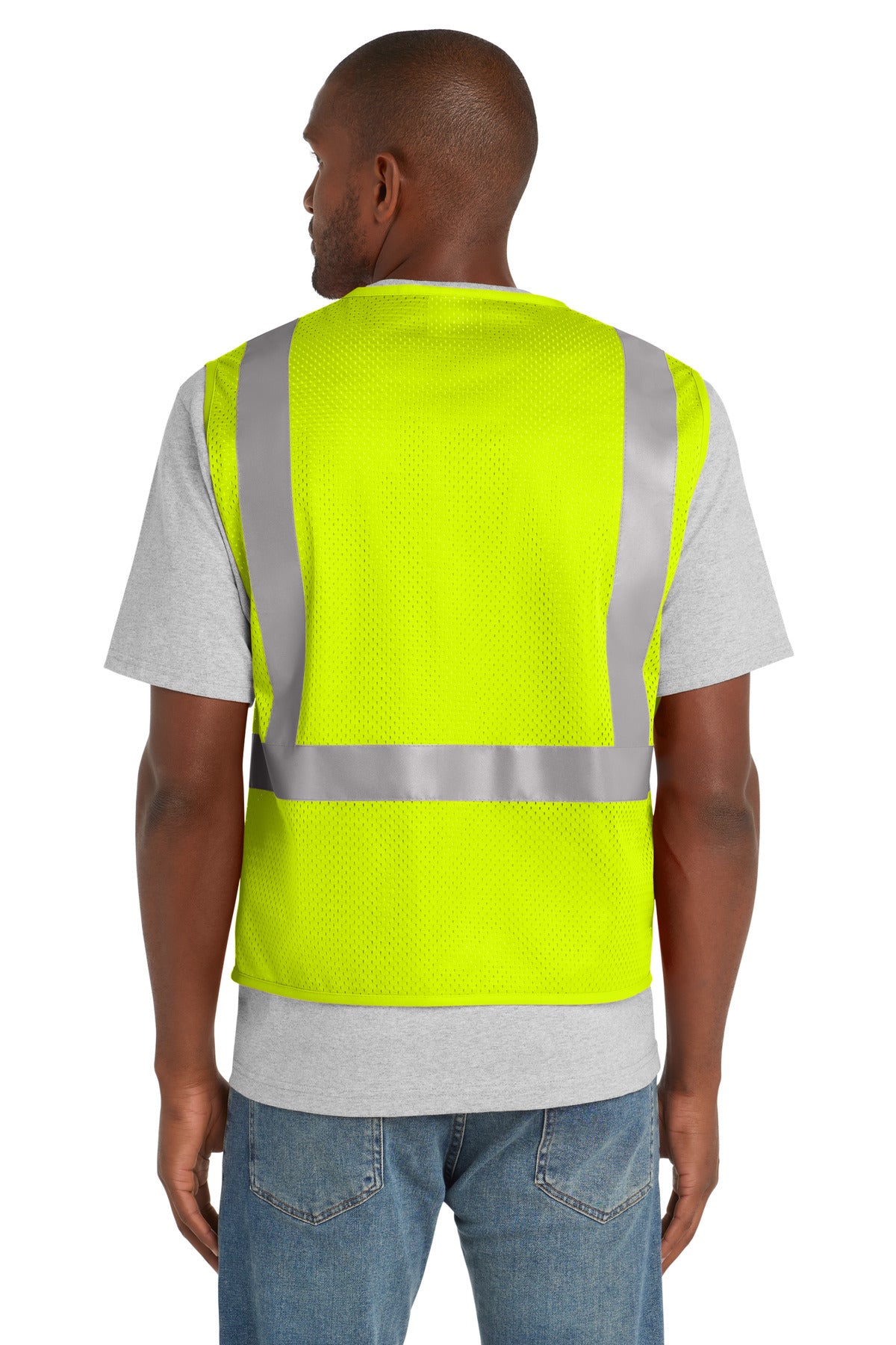 CornerStone  ANSI 107 Class 2 Mesh Zippered Vest. CSV102