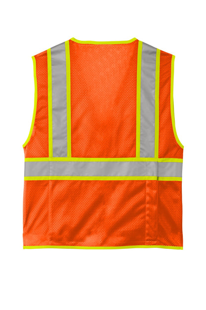 CornerStone  ANSI 107 Class 2 Surveyor Zippered Two-Tone Vest. CSV105