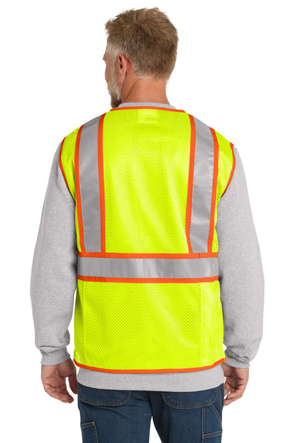 CornerStone  ANSI 107 Class 2 Surveyor Zippered Two-Tone Vest. CSV105