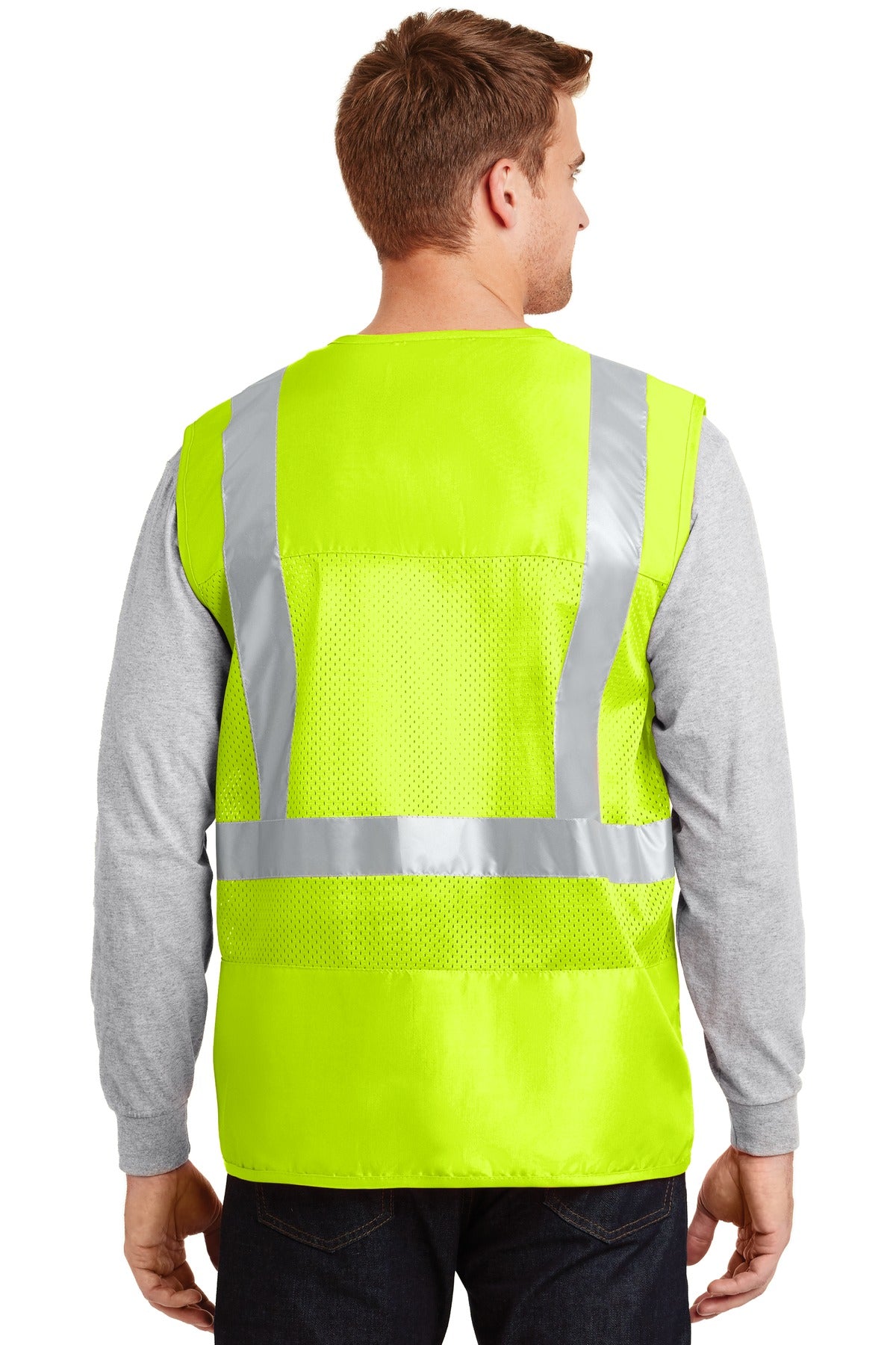 CornerStone - ANSI 107 Class 2 Mesh Back Safety Vest. CSV405